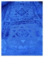 Hanukkah tablecloth close-up detail