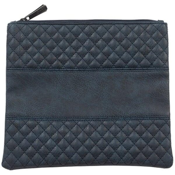 Leatherette Tefillin Bag - Dark Steel Blue