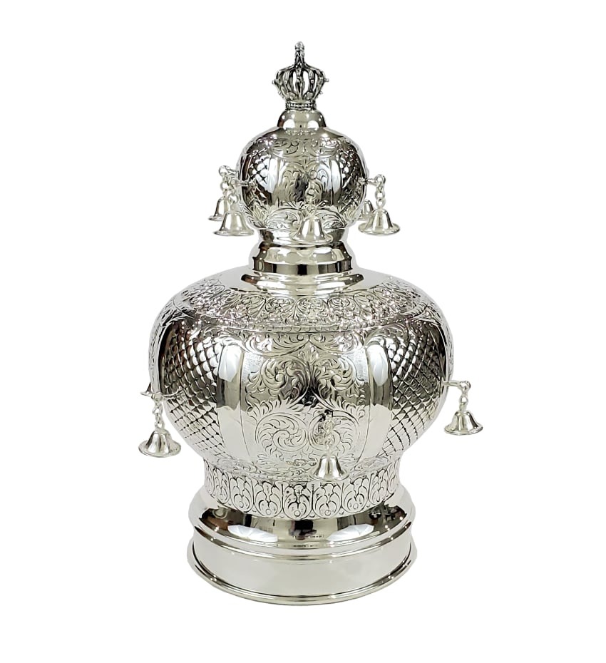 Livorno Hand chased silver Torah Crown