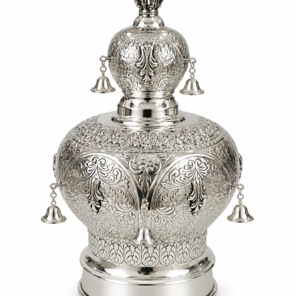 Milano Hand Chased Silver Torah Crown