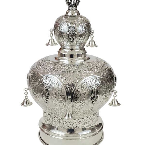 Milano Hand Chased Silver Torah Crown