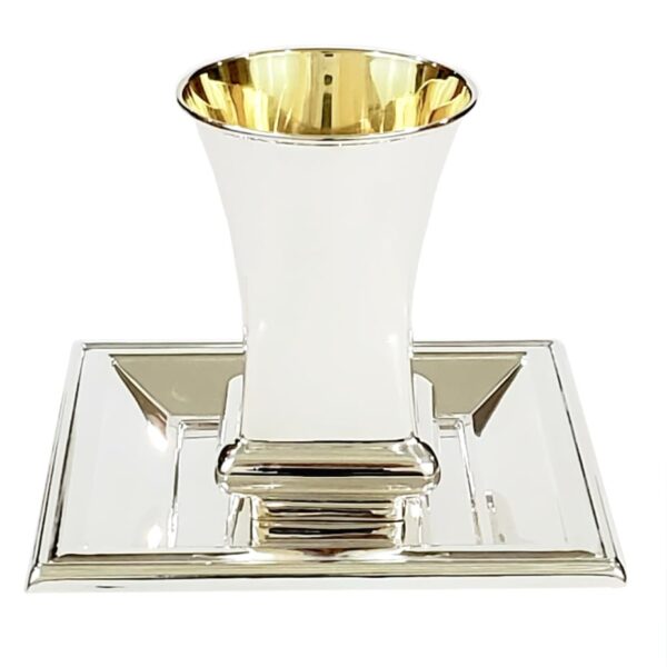 Sterling venus kiddush cup set for groom