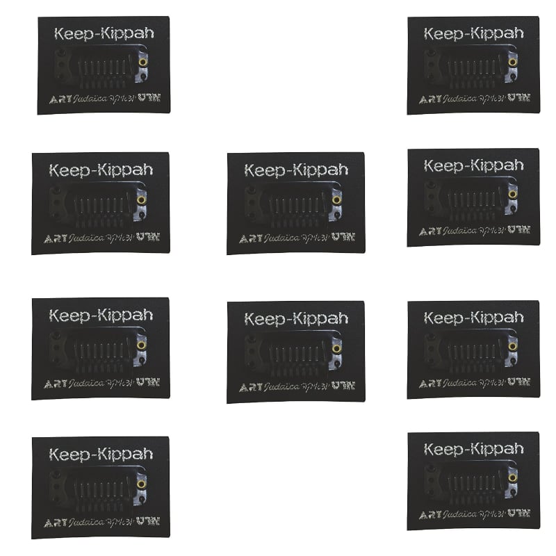 10-CLIPS-53322 Set of 10 Kippah Clips