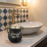 Black Polymer Netilat Yadayim Washing Cup - Image 2