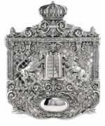 Square Grid Lions Torah Breastplate