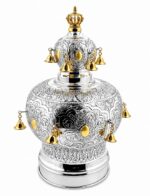 Lugano Gold and Silver Torah Crown