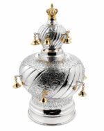 London Swirl Gold and Silver Torah Crown