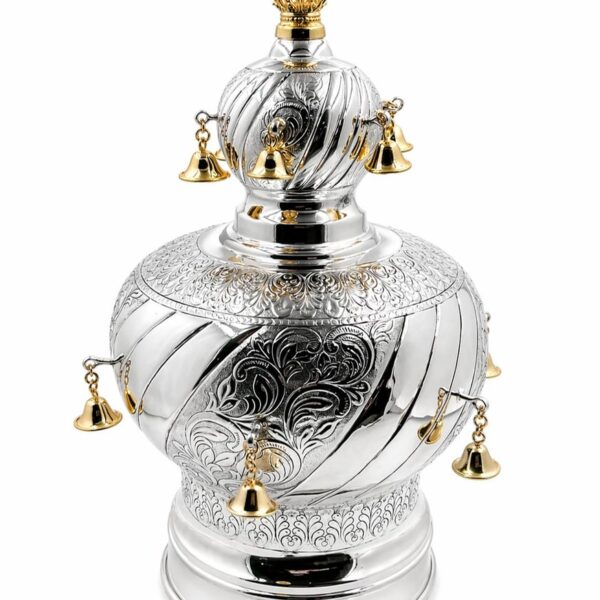 London Swirl Gold and Silver Torah Crown