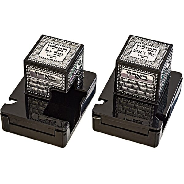 Tefillin protector cases black and silver