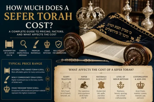 How Much Does a Sefer Torah Cost? Complete Pricing Guide