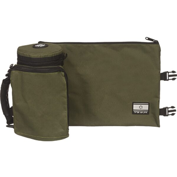 PI Olive Green Thermal Tefillin Protector Case