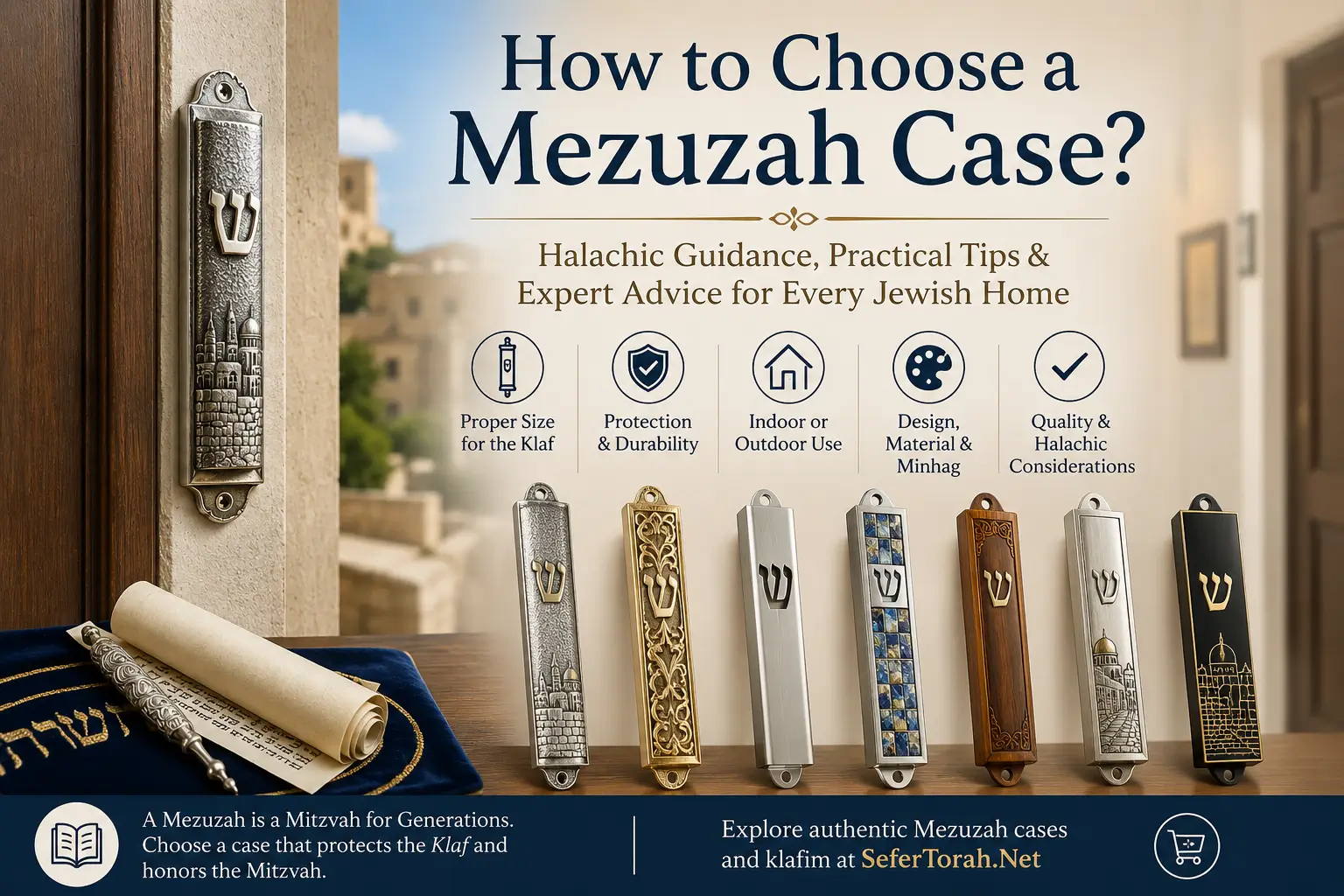 How to Choose a Mezuzah Case? | SeferTorah.Net
