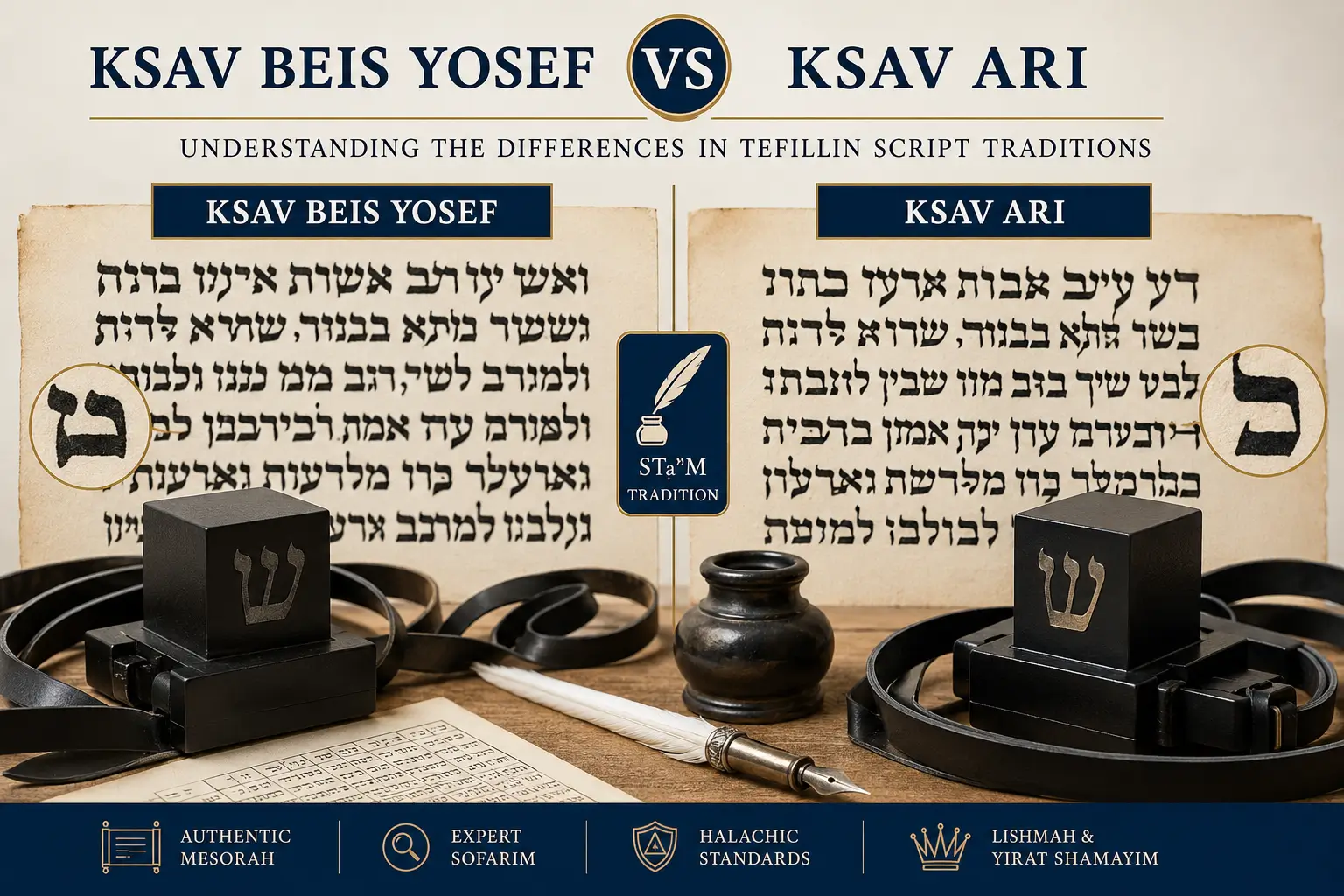 Ksav Beis Yosef vs Ksav Ari