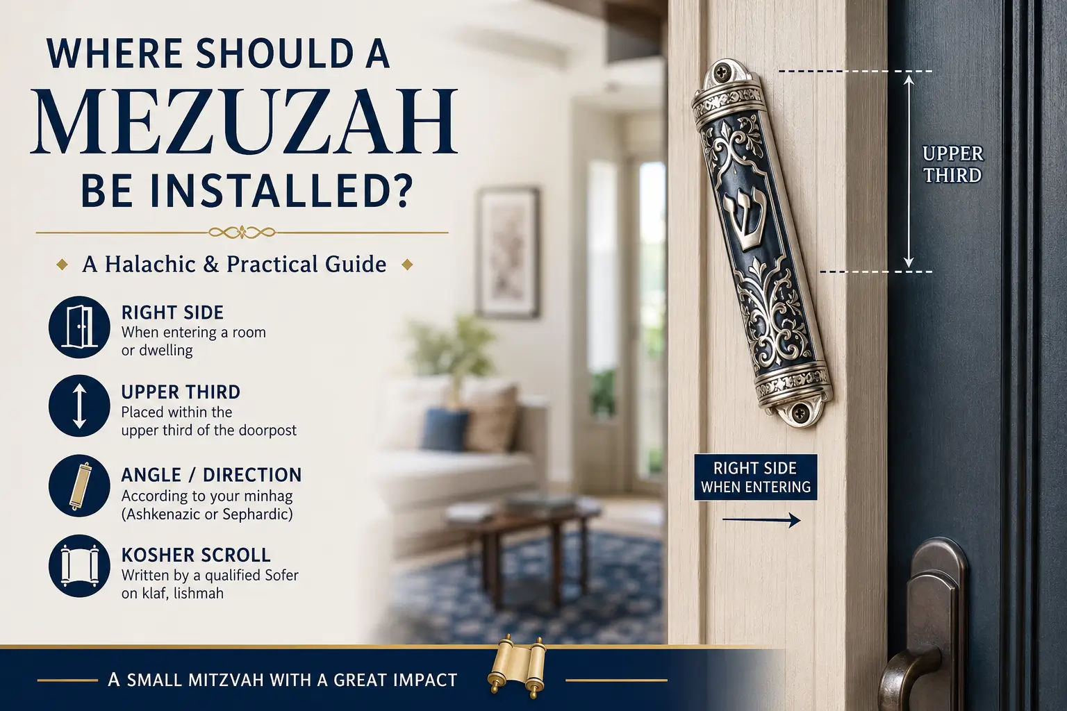 Where Should a Mezuzah Be Installed