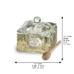Jerusalem crystal honey dish