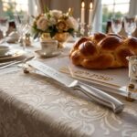 Stainless Steel Challah Bread Knife for Shabbat and Holidays