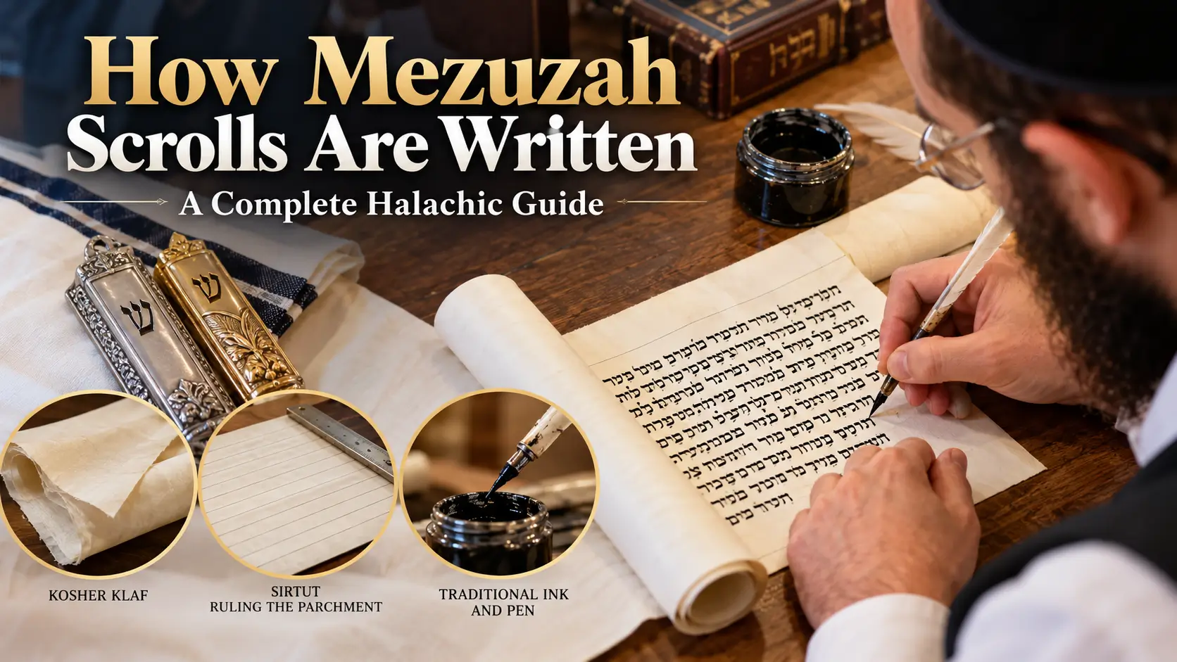 How Mezuzah Scrolls Are Written