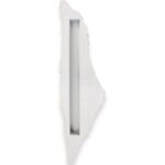 Back rear view - Map of Israel Stone-like Mezuzah Case