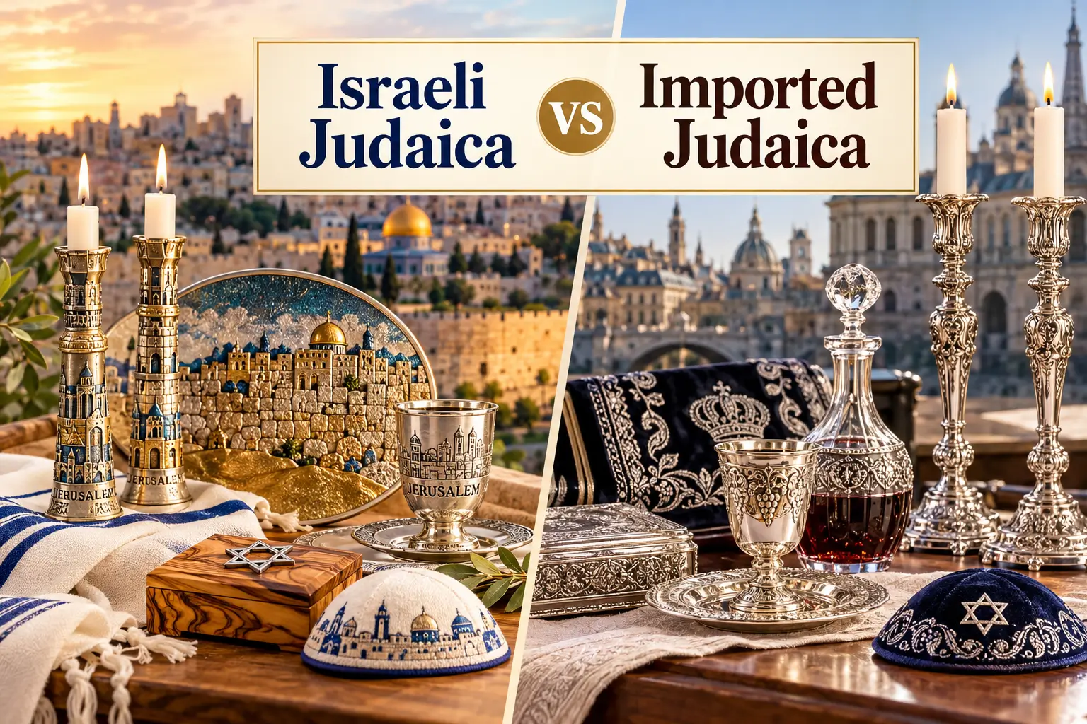 Israeli Judaica vs Imported Judaica