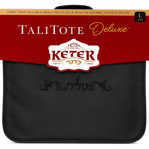 Deluxe leatherette tote bag large